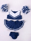 Blue and White Cheerleader